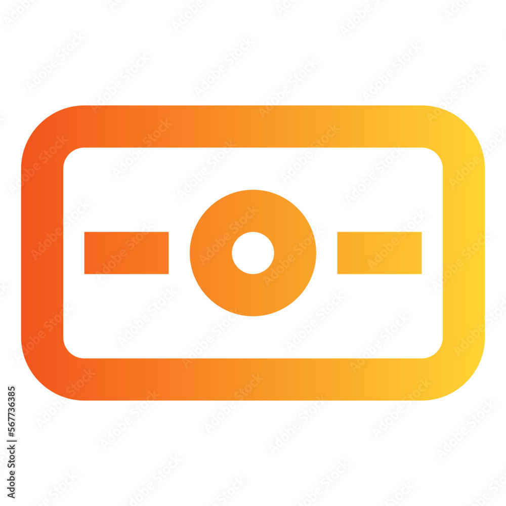 Dollar gradient icon Dollar gradient icon