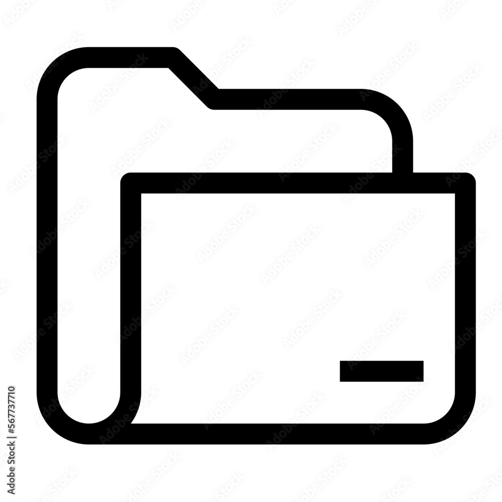 Folder line icon Folder line icon