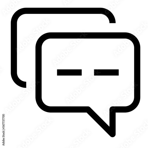 Feedback line icon