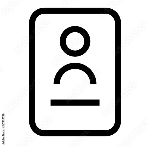 Resume line icon