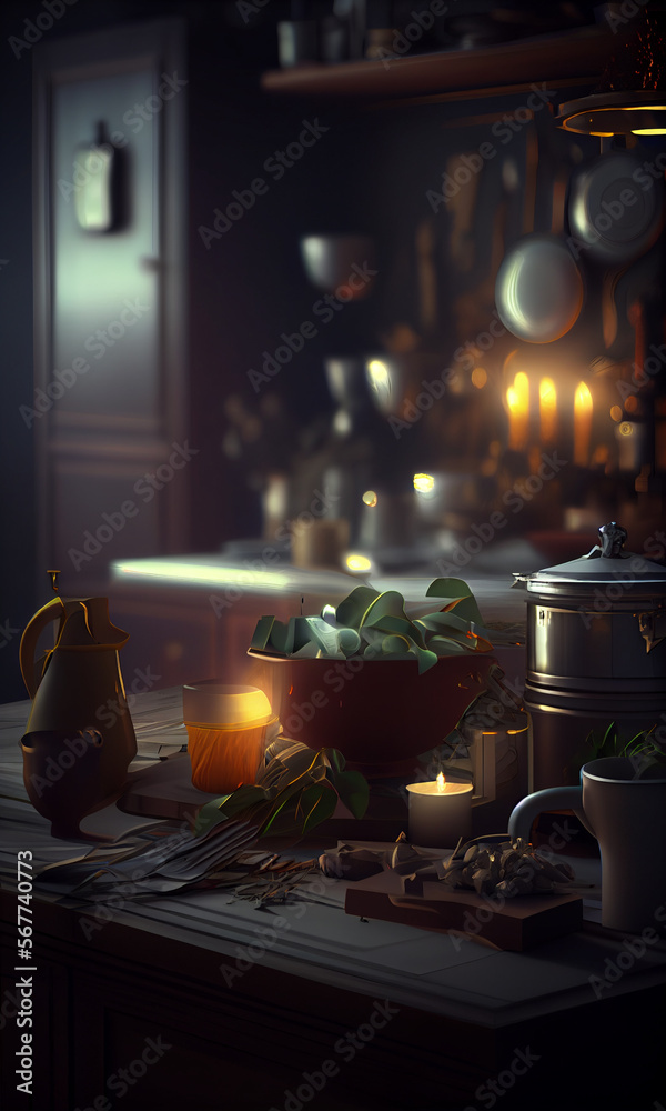Still life with a candle - Generated by Generative AI
Still life with a candle - Generated by Generative AI