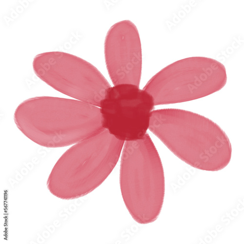 Fototapeta Naklejka Na Ścianę i Meble -  flower, leaf, plant, watercolor, watercolor flower