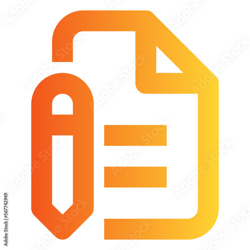 Note gradient icon