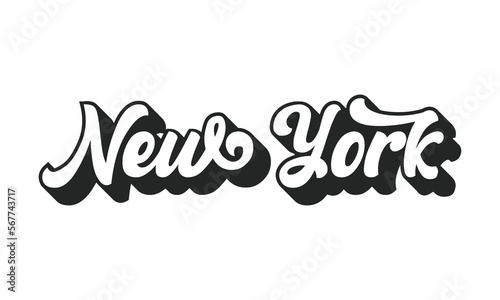 New York Typography Vector T-shirt Design