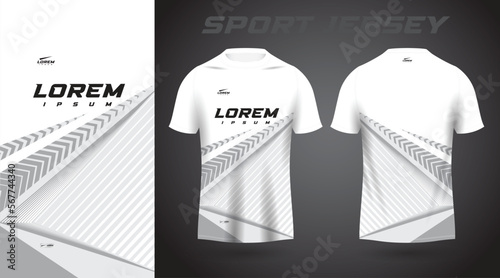 white shirt sport jersey design