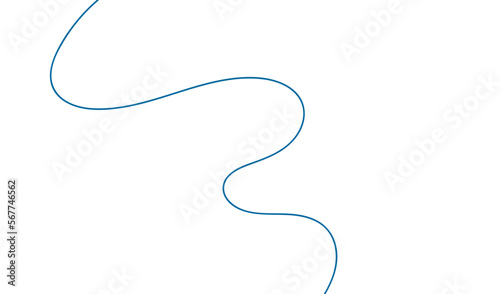linea singola, semplice, concetto movimento