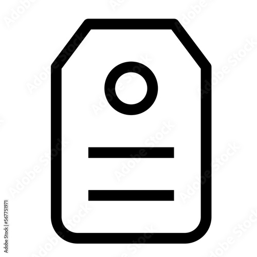 Tag line icon