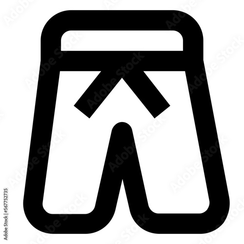 Boardshorts line icon