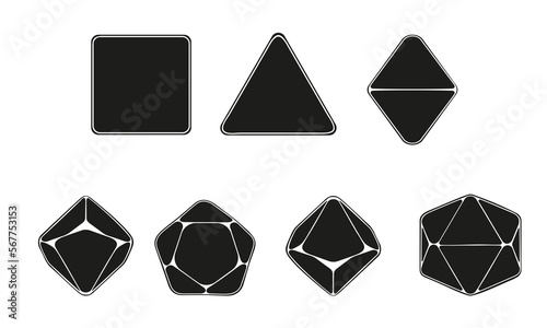 Vector image of cubes for a board game. A hand-drawn set of board game elements.
Home entertainment for friends.