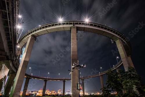 wheel at night