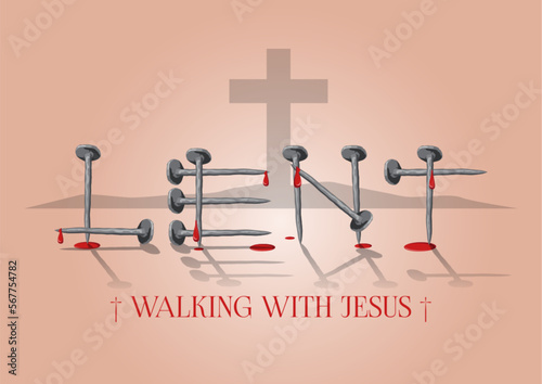 Lent Season, Holy Week and Good Friday Concepts