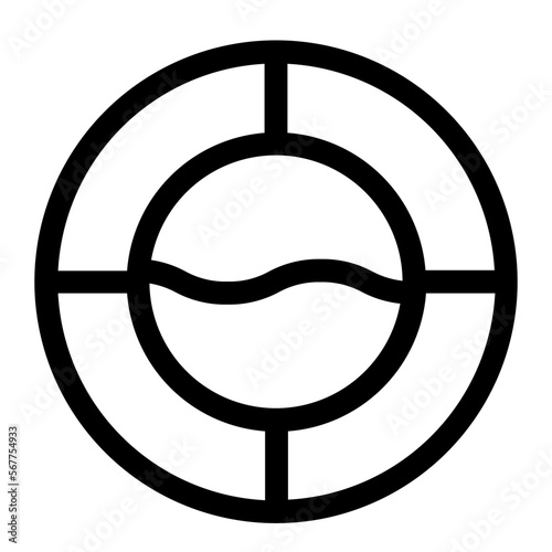 Port Hole line icon