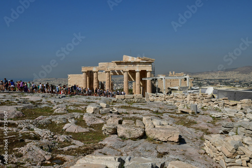 Athens  Greece - august 29 2022   Propylaea