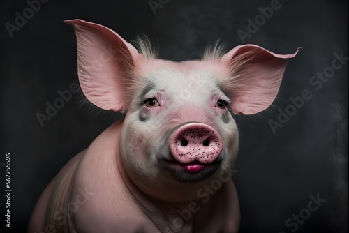 pig created using Generative AI Technology © Abapux