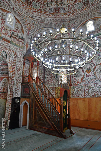 Tirana; Albania - august 29 2022 : EthemBey mosque