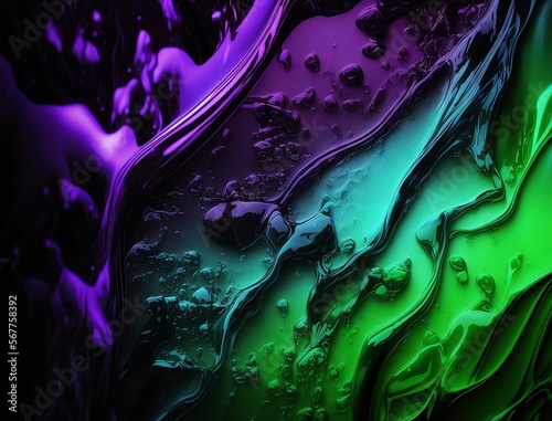 AI abstract liquid glass background