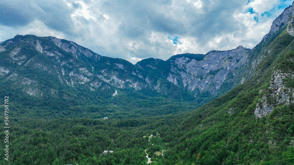 landscape with clouds