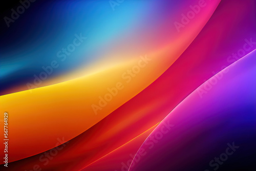 Abstract colorful background image, Ai generated