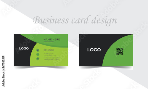 

double sided business card design template, Luxury modern business card print template, Modern business cards, Business cards templates design, business card layout, Flat design vector abstract 