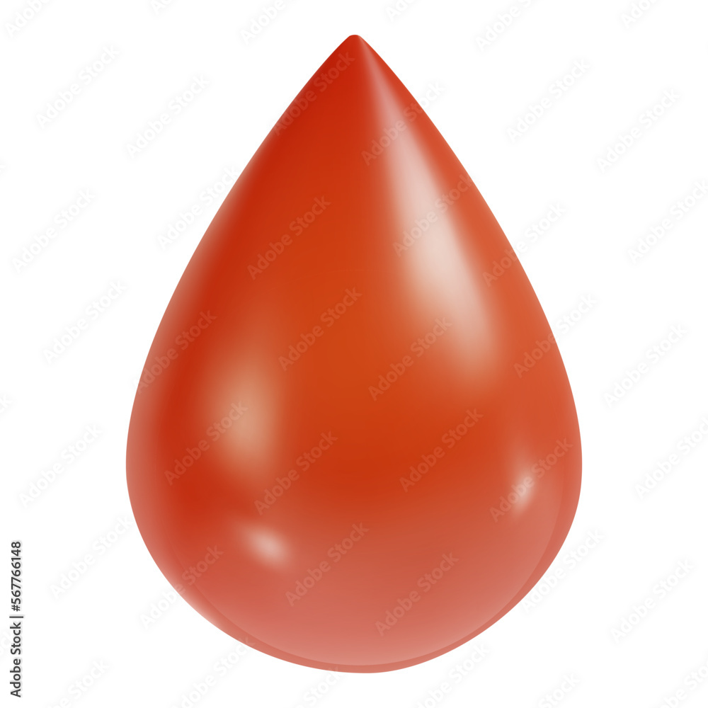 3d cartoon blood or red liquid drop in realistic funny colorful style. Render bright children toy object. Plastic cute glossy design element. Vector minimal illustration. 3d cartoon blood or red liquid drop in realistic funny colorful style. Render bright children toy object. Plastic cute glossy design element. Vector minimal illustration.