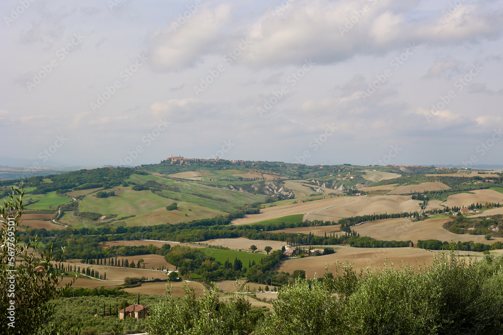 Beautiful landscape in Tuscany, Italy.