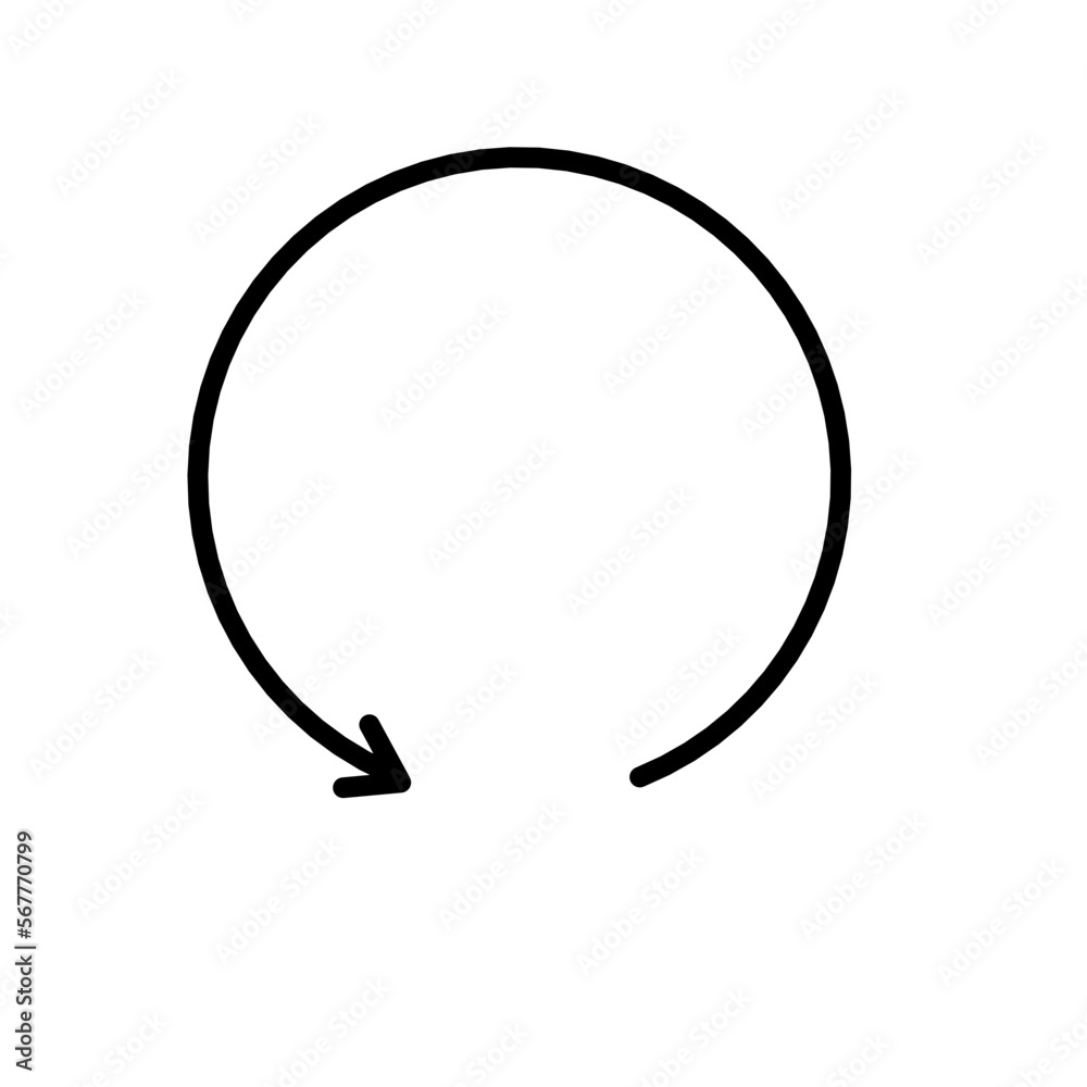 Arrow line rounded Arrow line rounded