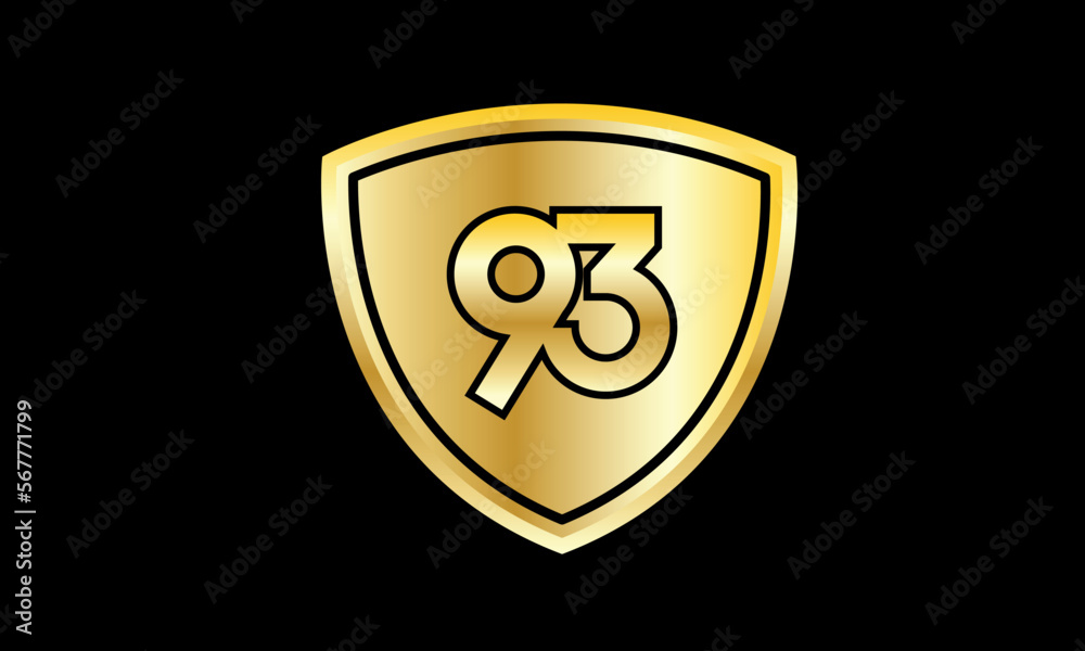 Number Gold Shield Security Black Logo Number Gold Shield Security Black Logo