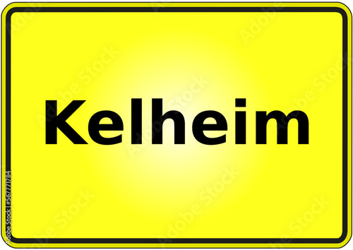 Ortseingangsschild Deutschland Stadt Kelheim