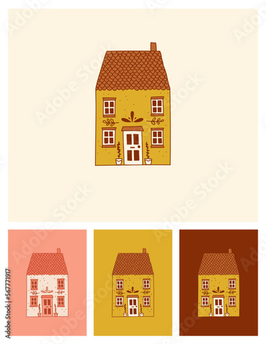 Petite maison vecteur
