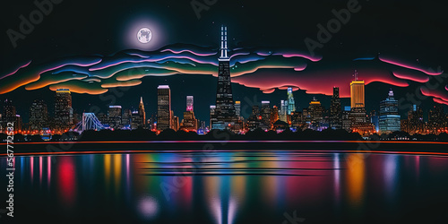 night city skyline © Tommario