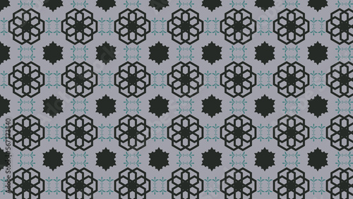 Traditional Vintage geometric Pattern background, (antique, ancient, old, cultural, textile, fabric, damask, batik, tapestry, rug, carpet, cloth, fashion, silk, leather)