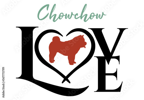 Chowchow dog lover