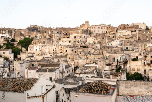 Fototapeta Naklejka Na Ścianę i Meble -  View at the old center of Matera, Basilicata, Italy - Europe