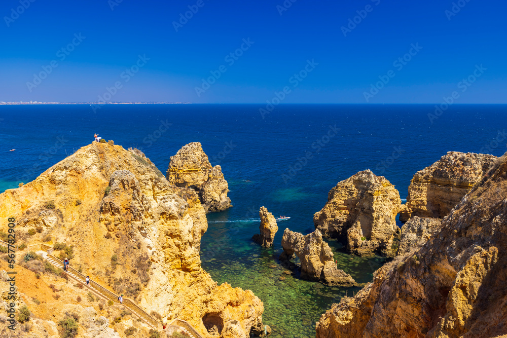 coast of Algarve near Lagos, Portugal coast of Algarve near Lagos, Portugal
