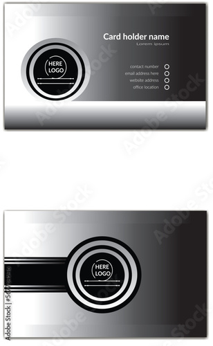 vector business card template photo