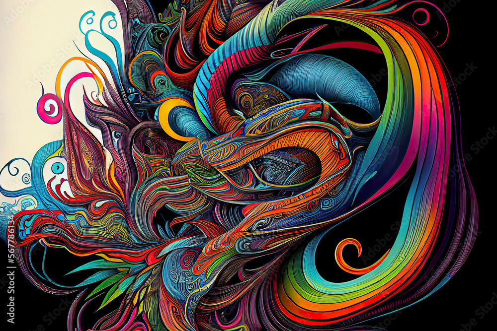 Psychedelic Twist Background Psychedelic Twist Background