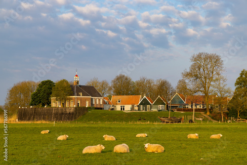 Former island of Schokland, UNESCO World Heritage Site, Netherlands photo