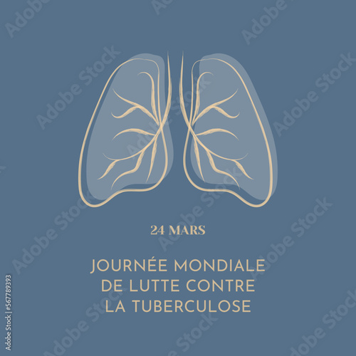 Illustration pour la Journée mondiale de lutte contre la tuberculose