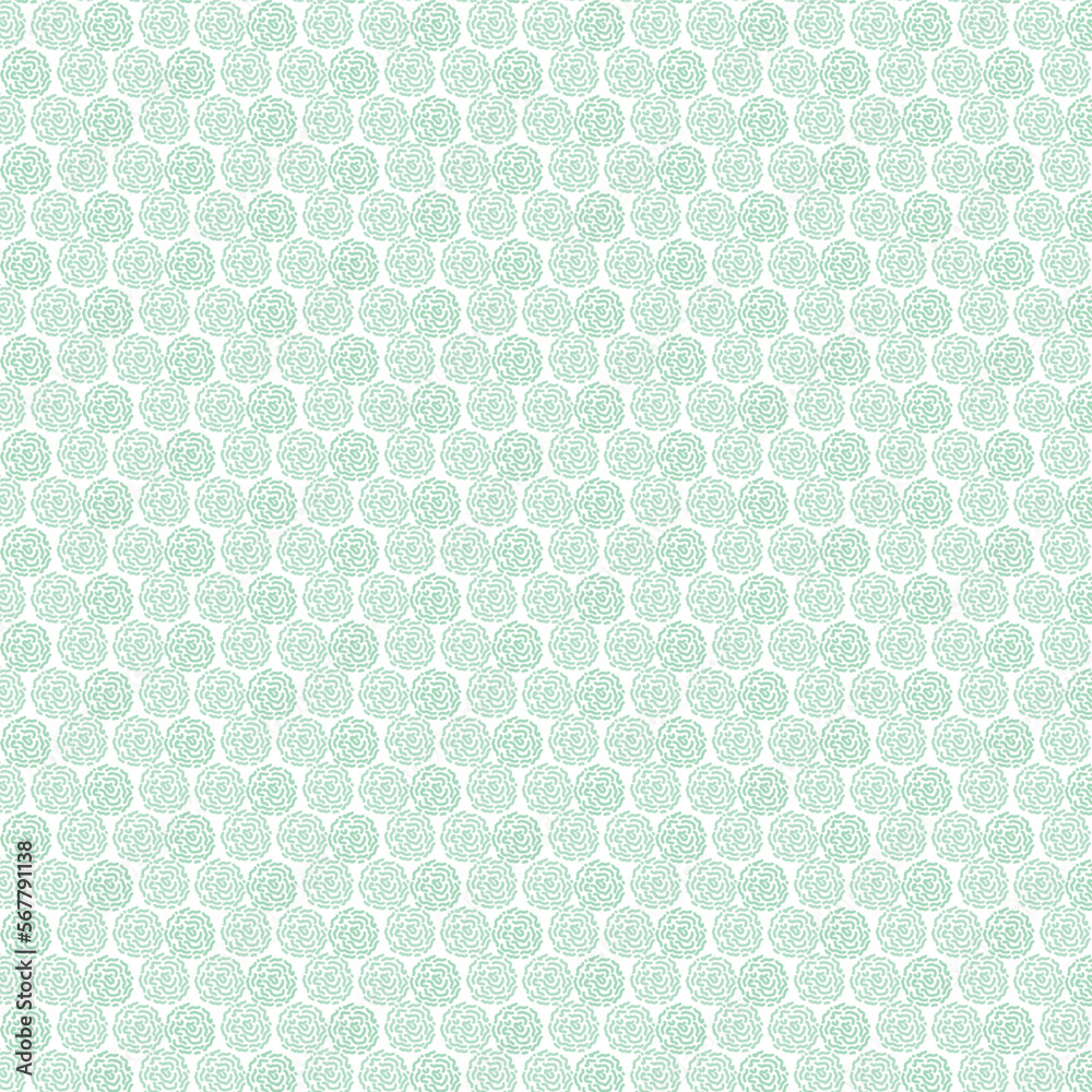 Sea green background with abstract pattern. Decorative seamless pattern for wrapping paper, wallpaper, textile, greeting cards and invitations.