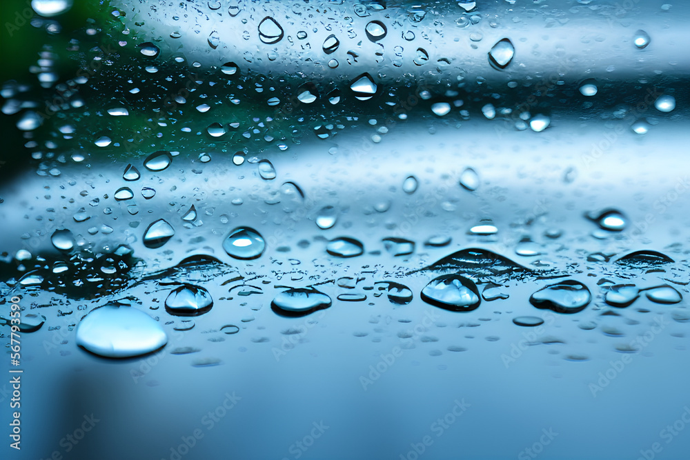 drops of water on window,Generative IA
