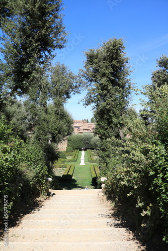 Park Horti Leonini in San Quirico d'Orcia, Tuscany Italy photo