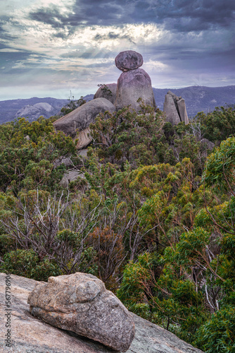 The Sphinx, Turtle Rock and Sphinx trail, Girraween National Park, Queensland, Australia photo