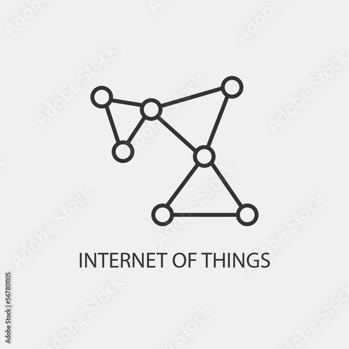 Internet_of_things vector icon illustration sign 
