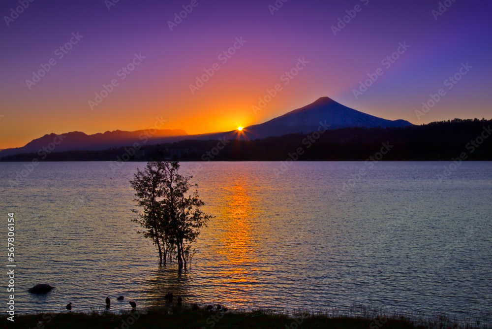 Chile Lake District sunrise 2019