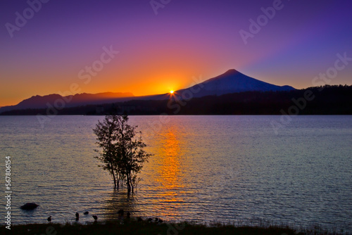 Chile Lake District sunrise 2019 © Trevor Lenthall