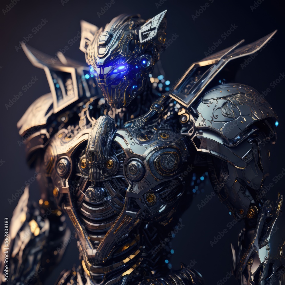 Futurustic alien, sci-fi, science fiction character,