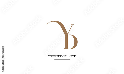 YD, DY, Y, D abstract letters logo monogram photo