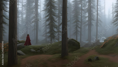 morning in the forest