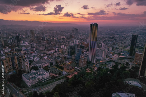 Paisaje urbano de la ciudad de Bogot    capital de colombia