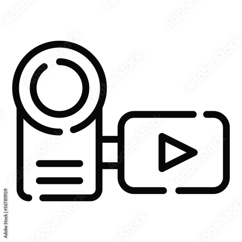 Handy cam is a portable electronic recording device capable of recording 